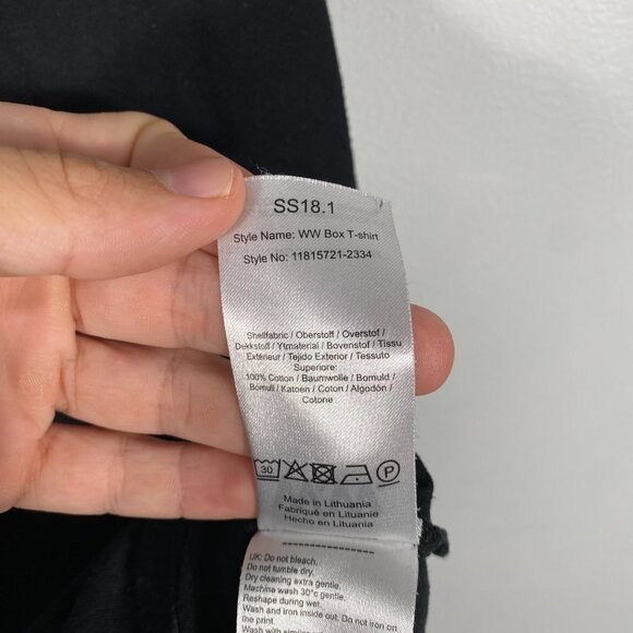 Wood Wood WW Box Logo Tee SS18 Size S - Picture 5 of 6
